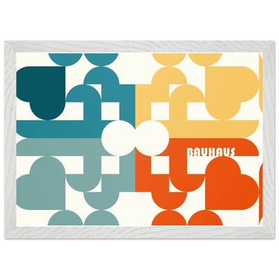 Bauhaus-Style Abstract Geometric Art - Vibrantwalls