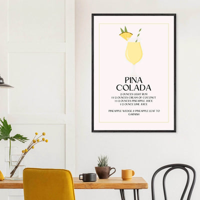 Pina Colada Cocktail Recipe - Vibrantwalls
