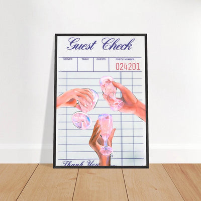 Retro Aesthetic Guest Check - Vibrantwalls