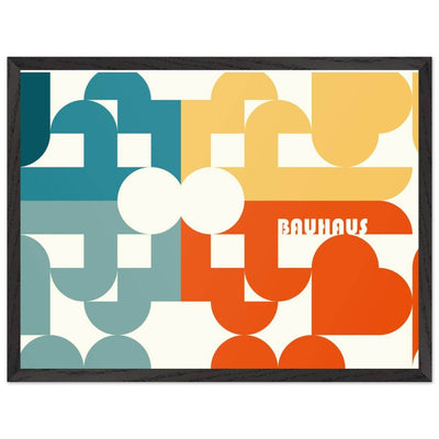 Bauhaus-Style Abstract Geometric Art - Vibrantwalls