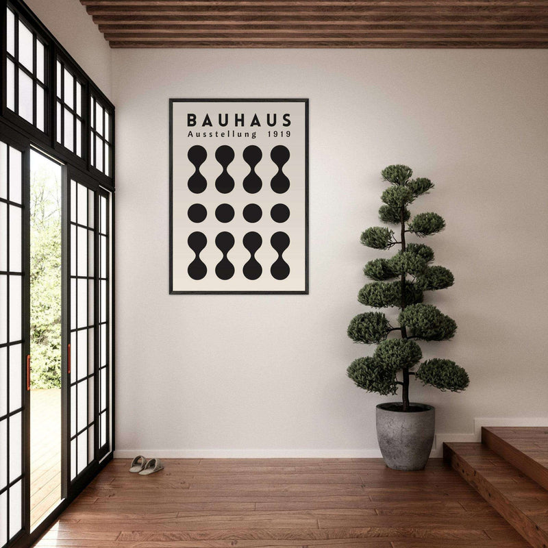Bauhaus Ausstellung 1919 Abstract Wall Art - Vibrantwalls
