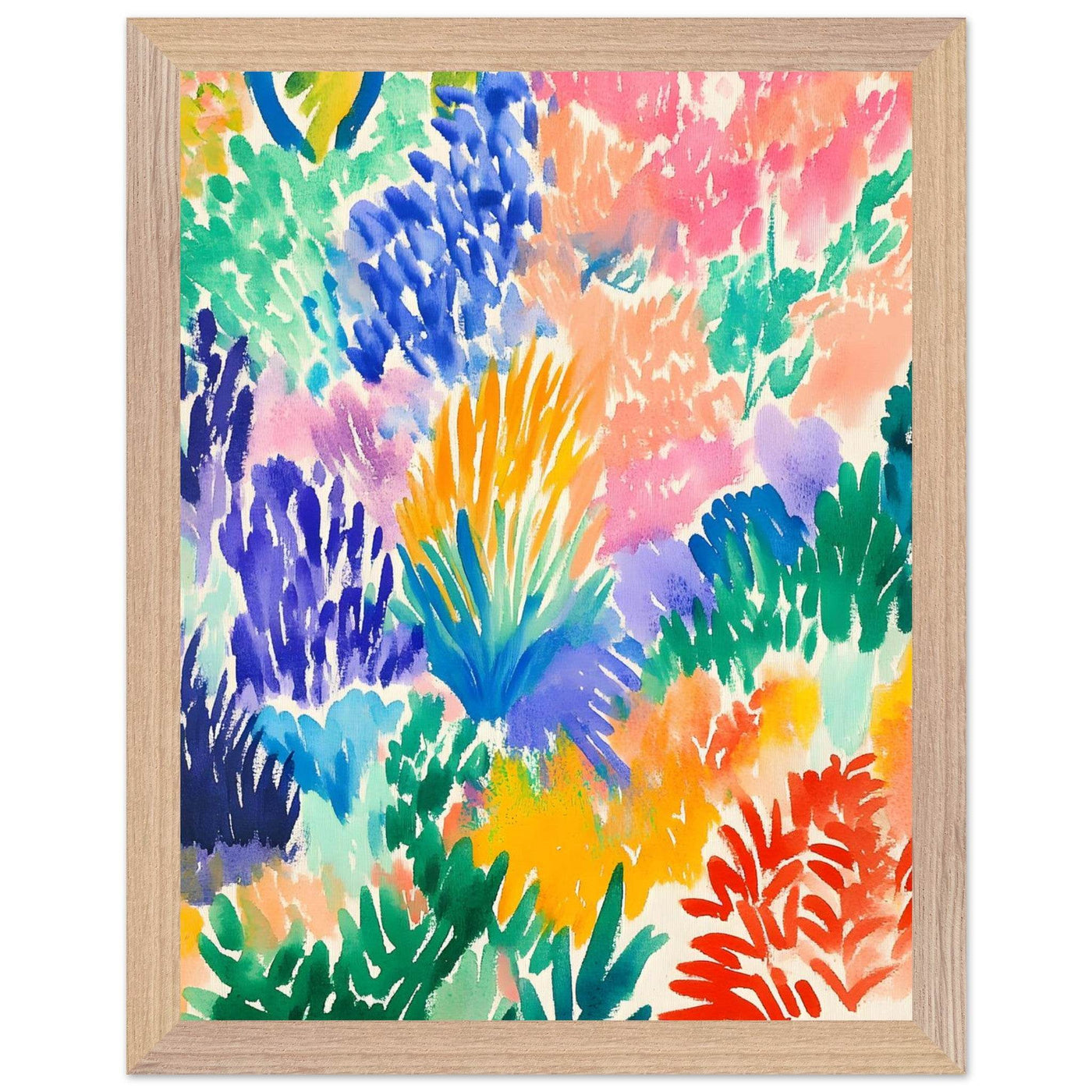 Matisse-Abstract Floral - Vibrantwalls