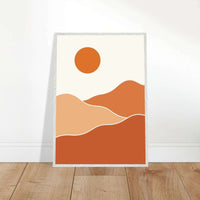 Abstract Desert Sunset - Vibrantwalls