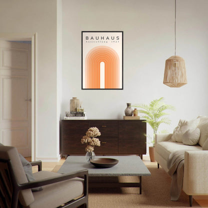 Bauhaus Ausstellung 1923 Retro Arch Movement Style Design Wall Art - Vibrantwalls