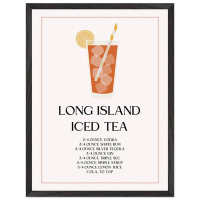 Long Island Iced Tea Recipe Strong Cocktail - Vibrantwalls