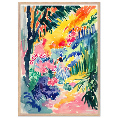 Vibrant Abstract Garden Henri Matisse - Vibrantwalls