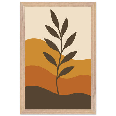 Minimalist Desert Bloom - Vibrantwalls