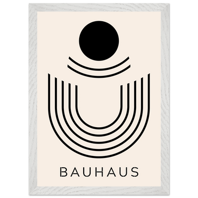 Bauhaus Black & Beige Abstract - Vibrantwalls