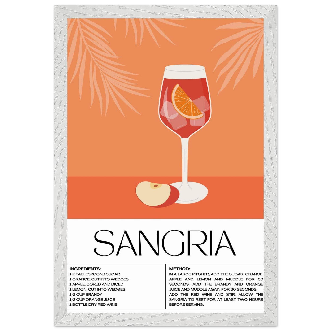 Sangria Cocktail Recipe - Vibrantwalls
