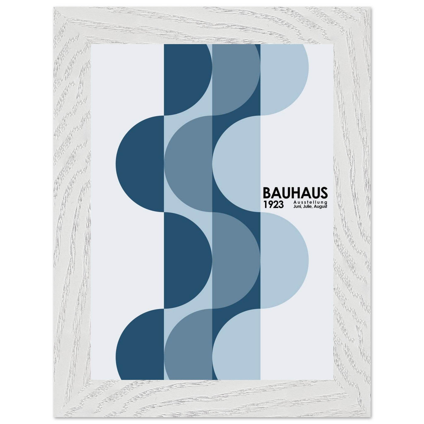 Bauhaus-Style The Blue Design - Vibrantwalls