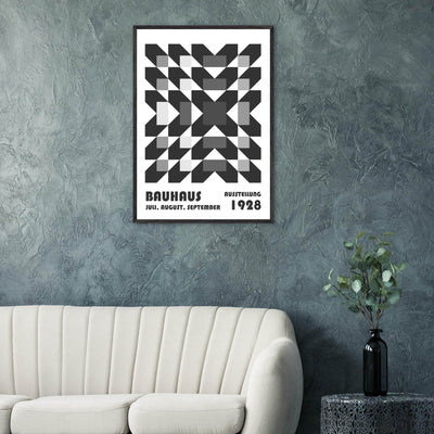 Bauhaus-Style Geometric Grid - Vibrantwalls