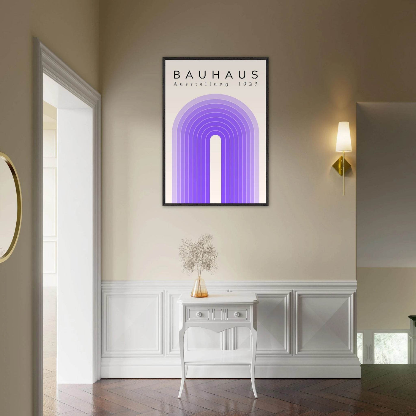 Bauhaus Ausstellung 1923 Violet - Vibrantwalls