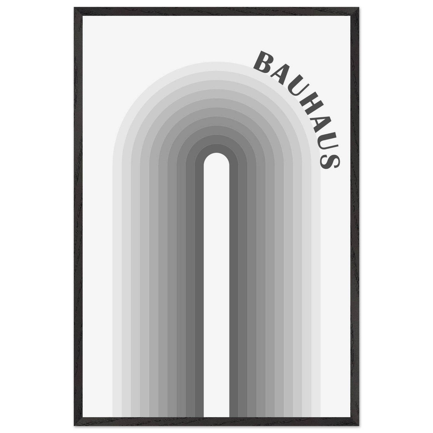 Bauhaus-Style Gradient Arch - Vibrantwalls