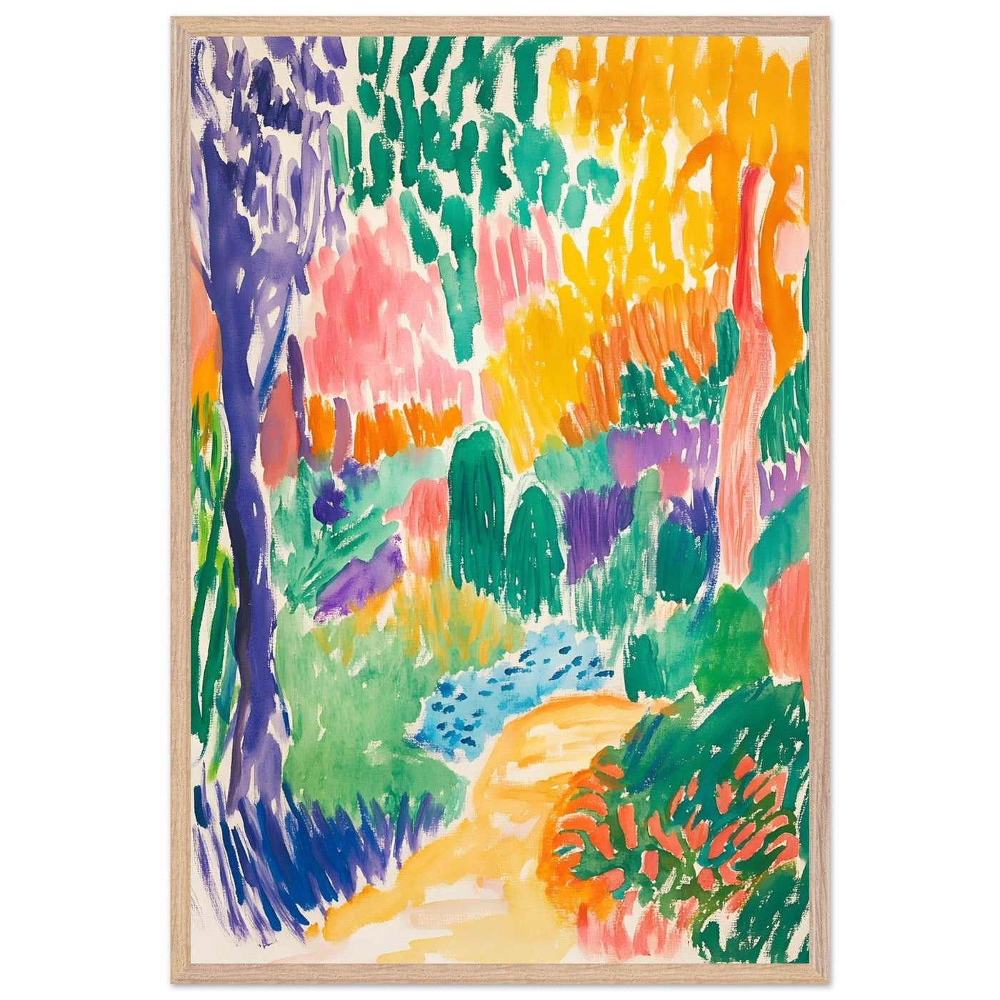 Henri Matisse Abstract Garden Scene - Vibrantwalls