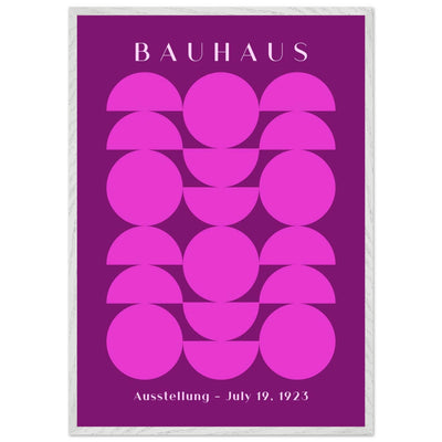 Bauhaus Pink & Purple Abstract - Vibrantwalls