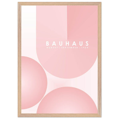Bauhaus Soft Pink Geometric Design for Contemporary Spaces - Vibrantwalls