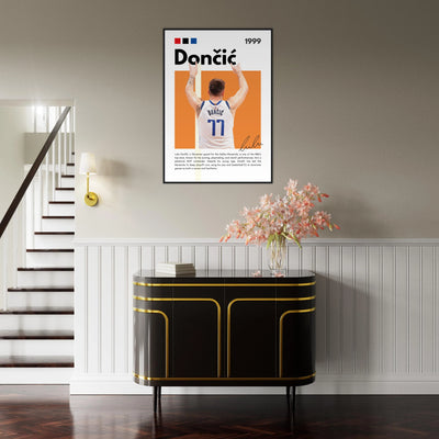 Luka Dončić El Matador Mavericks Framed Poster Vibrantwalls