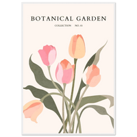 Botanical Garden Soft Tulip Wall Art - Vibrantwalls