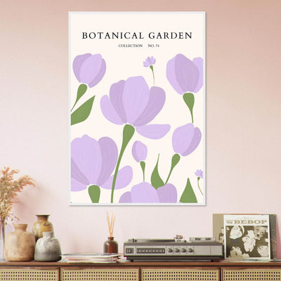 Botanical Garden Elegant Lavender Bloom Art Print - Vibrantwalls
