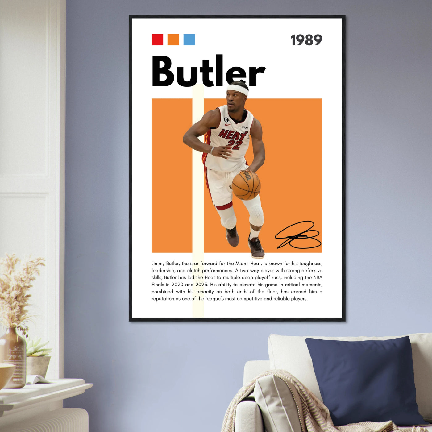 Jimmy Butler Heat Culture Miami Framed Poster Vibrantwalls