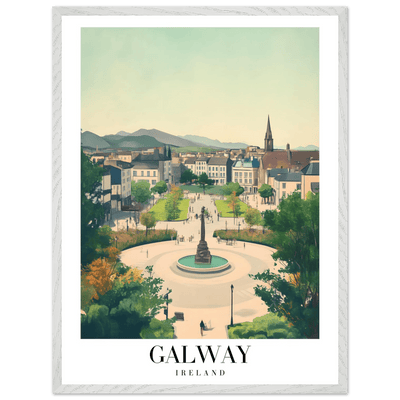 Galway Ireland Framed Poster – Vintage Travel Wall Art with Rustic Charm & Your Choice of Frame - Vibrantwalls