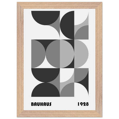 Bauhaus 1928 - Geometric Monochrome - Vibrantwalls
