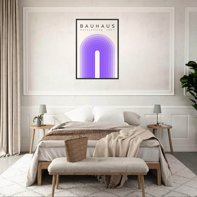 Bauhaus Ausstellung 1923 Violet - Vibrantwalls