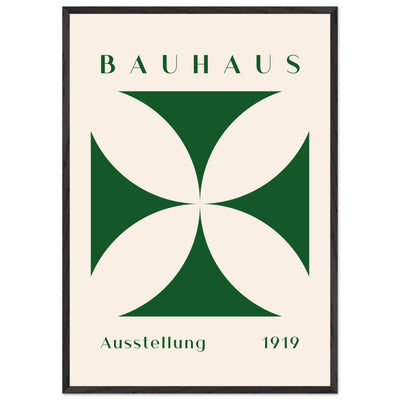 Deep Green Cream Bauhaus 1919 - Vibrantwalls