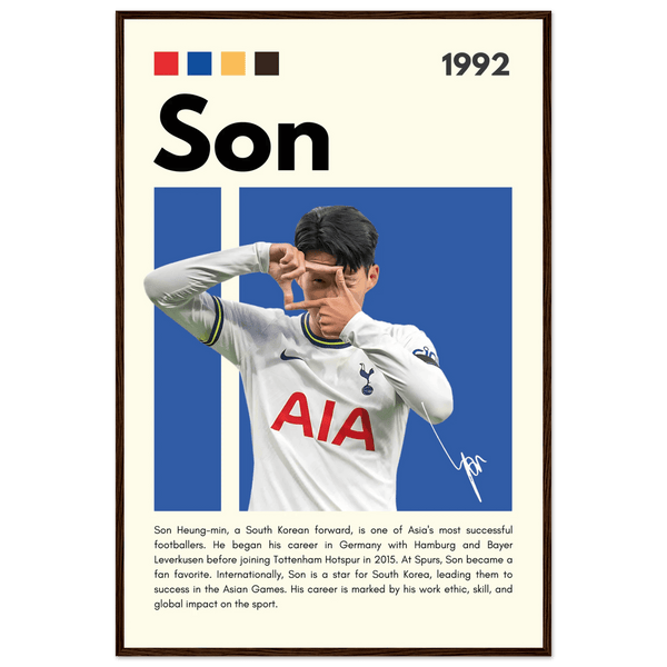 Son Heung-min Wall Art - Vibrantwalls
