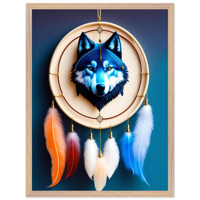 Mystic Wolf Dreamcatcher - Vibrantwalls