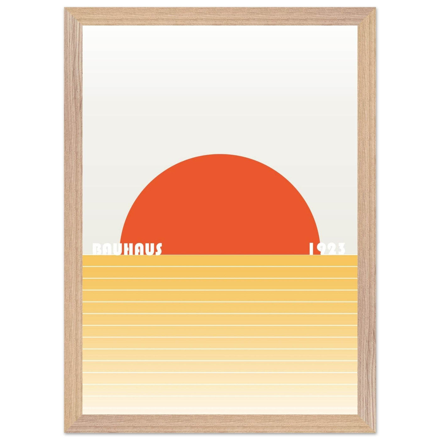 Bauhaus Sunset Abstraction - Vibrantwalls