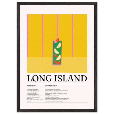Long Island Iced Tea Recipe Party Drink - Vibrantwalls