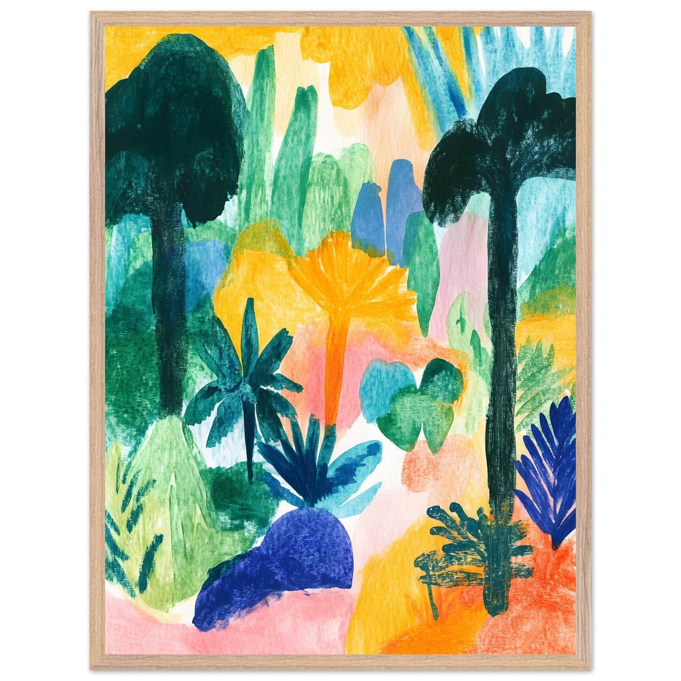 Abstract Tropical - Vibrantwalls
