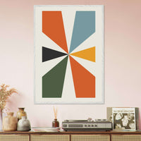 Desert Landscape Mid-Century Modern Wall Art - Vibrantwalls