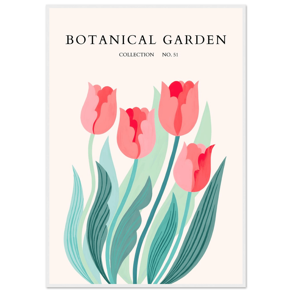 Botanical Tulip Wall Art - Vibrantwalls