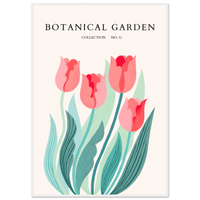 Botanical Tulip Wall Art - Vibrantwalls