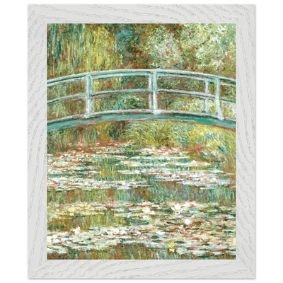Bridge Over a Pond Art Print - Water Lilies Decorative Artwork for Your Space - Vibrantwalls