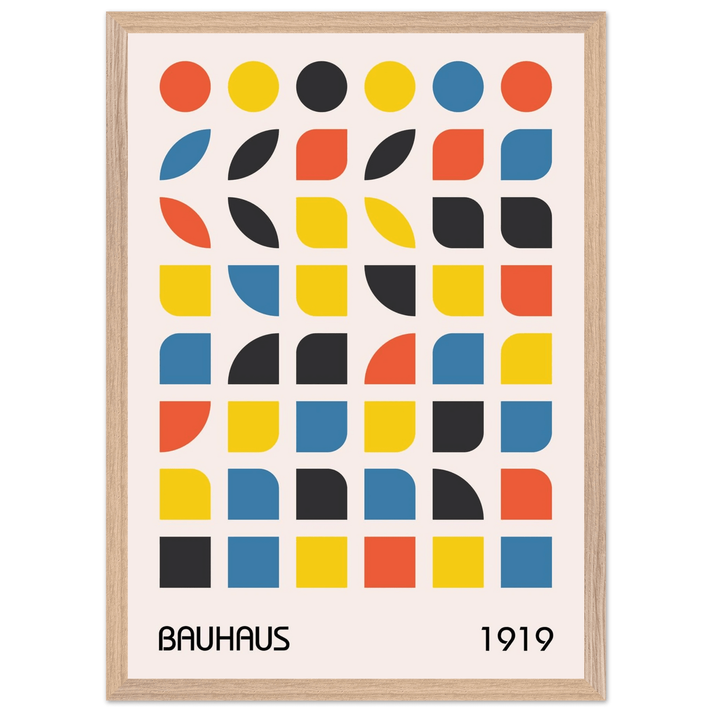 Bauhaus 1919 Geometric Abstract - Vibrantwalls