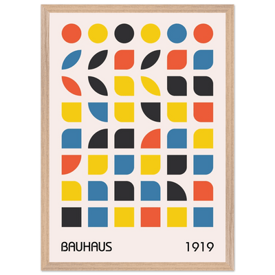 Bauhaus 1919 Geometric Abstract - Vibrantwalls