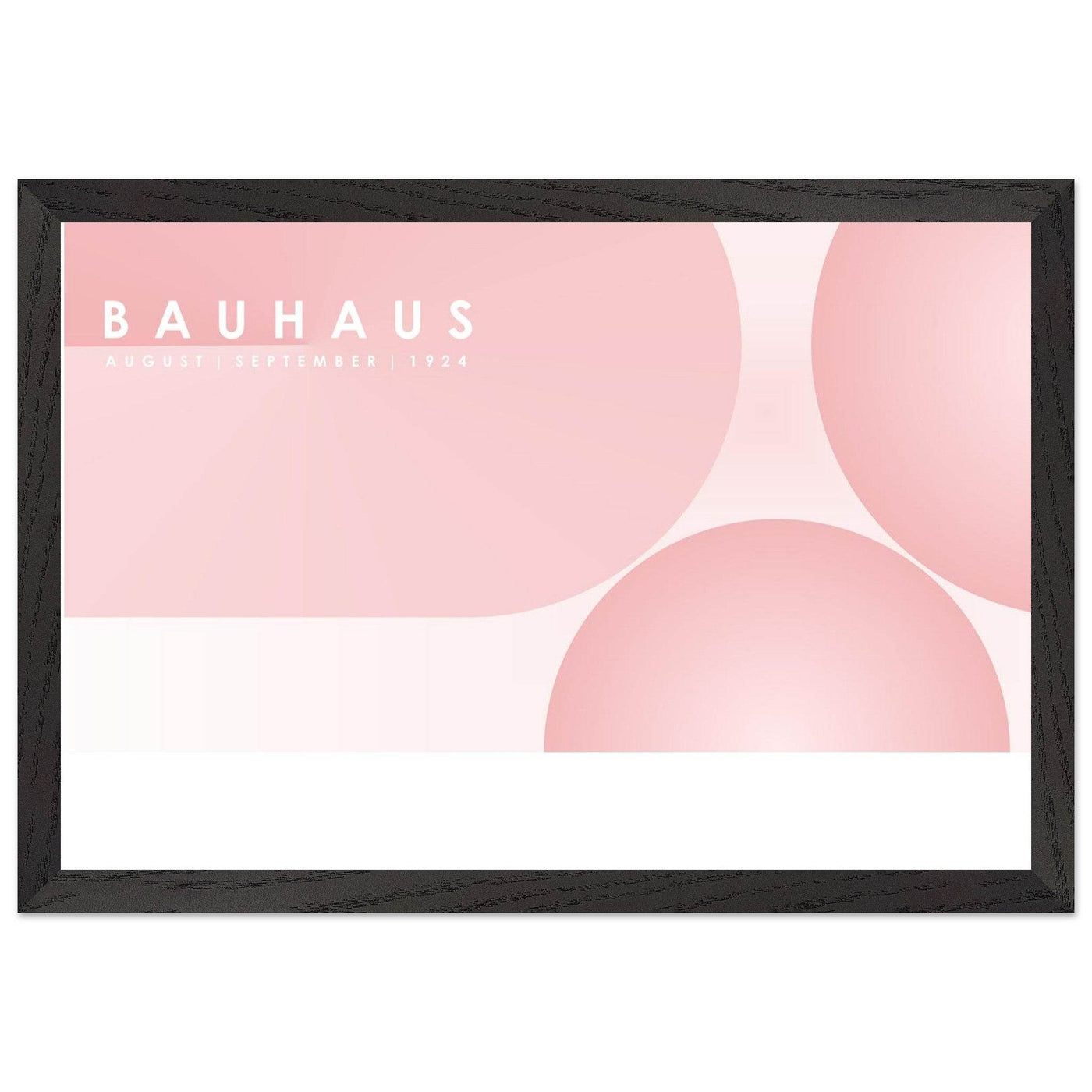 Bauhaus-Style Soft Pink Geometric - Vibrantwalls