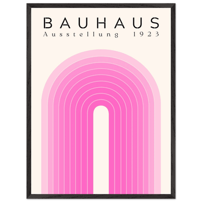 Bauhaus Pink Gradient Arch - Vibrantwalls