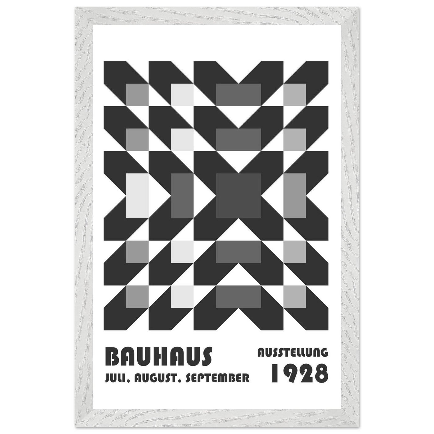 Bauhaus-Style Geometric Grid - Vibrantwalls