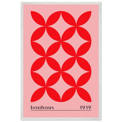 Bauhaus Minimalist Bold Red Geometric Design - Vibrantwalls