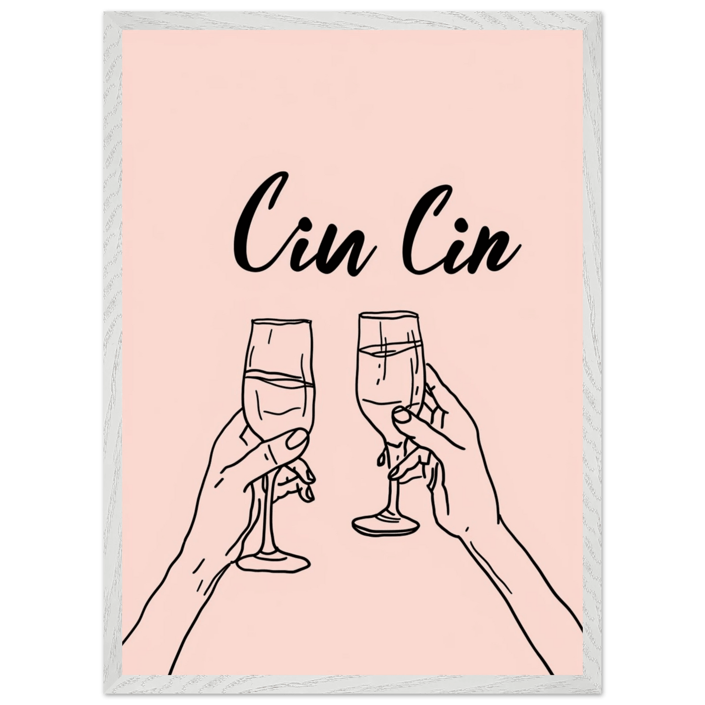 Cin Cin Toast Art Print - Vibrantwalls