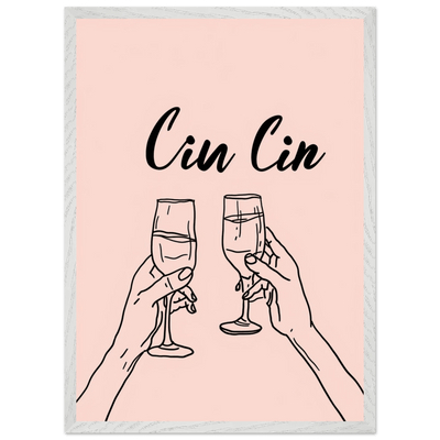 Cin Cin Toast Art Print - Vibrantwalls