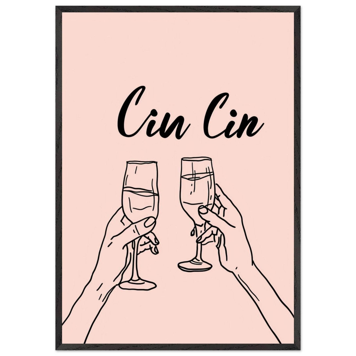 Cin Cin Toast Art Print - Vibrantwalls