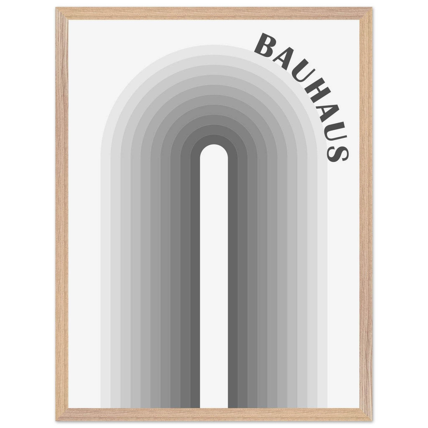 Bauhaus-Style Gradient Arch - Vibrantwalls