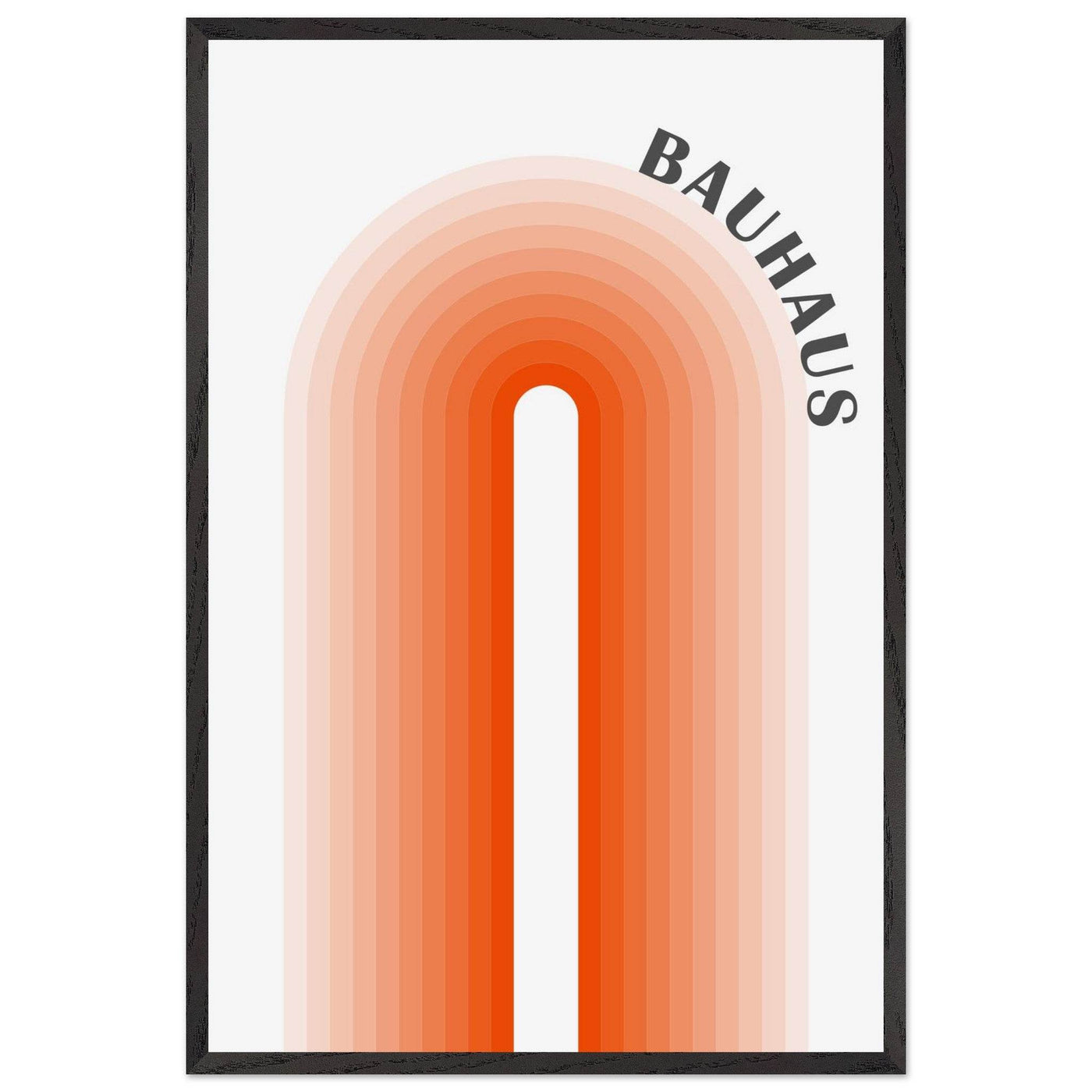 Bauhaus-Style Gradient Arch - Vibrantwalls