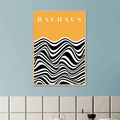Bauhaus Ausstellung 1923 Optical Illusion Movement Design Wall Art - Vibrantwalls