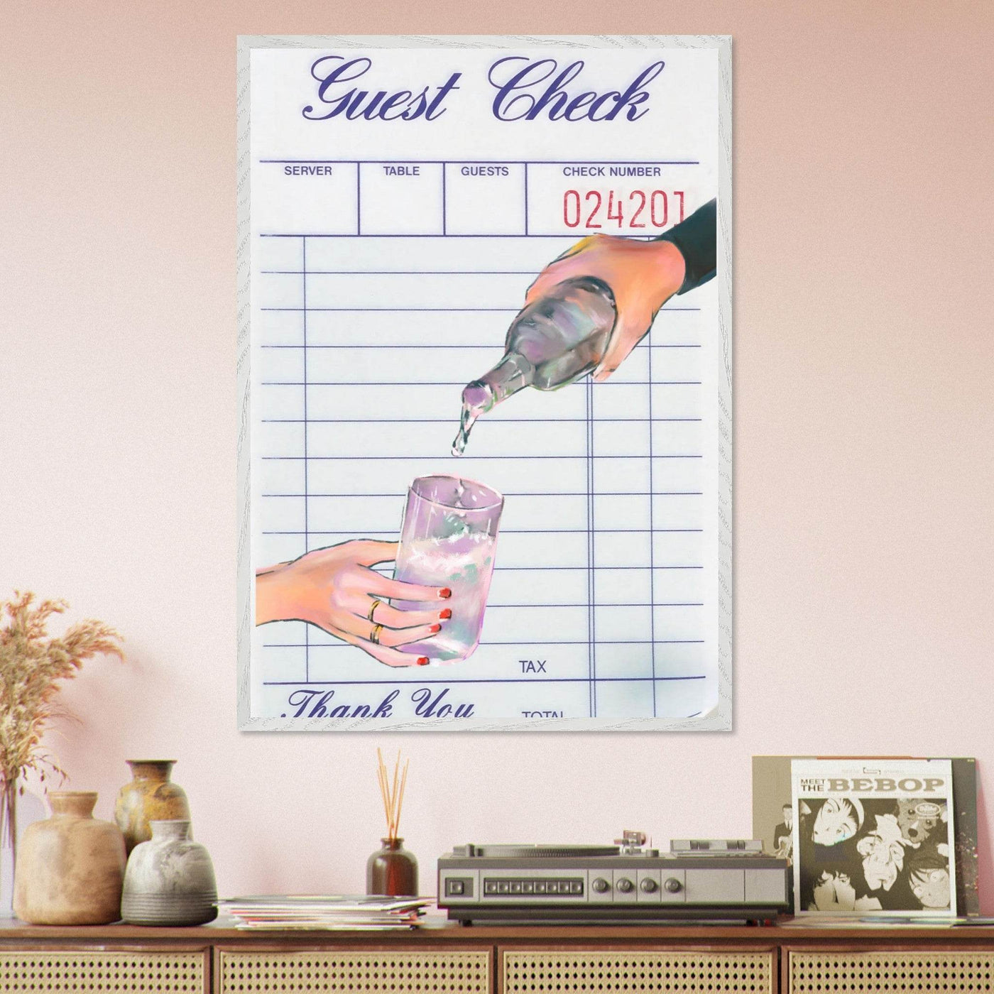 Retro Bar Cocktail Print - Vibrantwalls